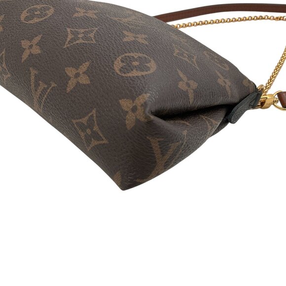 Louis Vuitton Black Monogram Canvas Pallas Chain Clutch with Straps - Picture 4 of 9